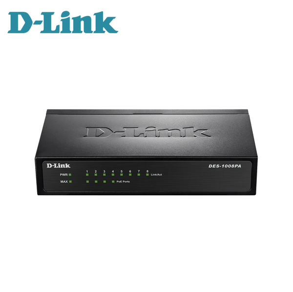 D-link DES-1008PA 8-Port Desktop Switch with 4 PoE Ports