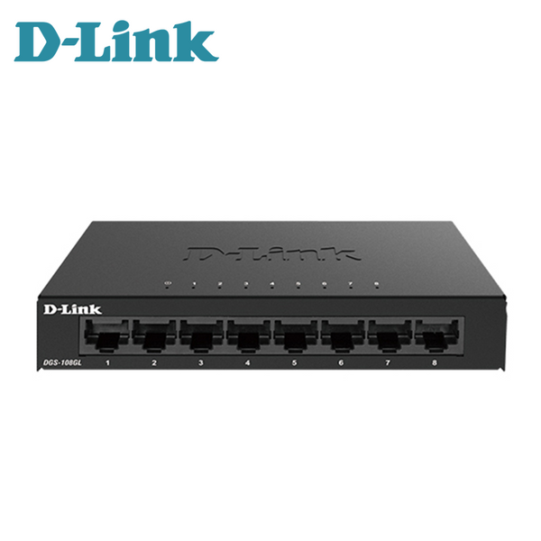 D-Link 5 / 8-Port Gigabit Metal Unmanaged Desktop Switch