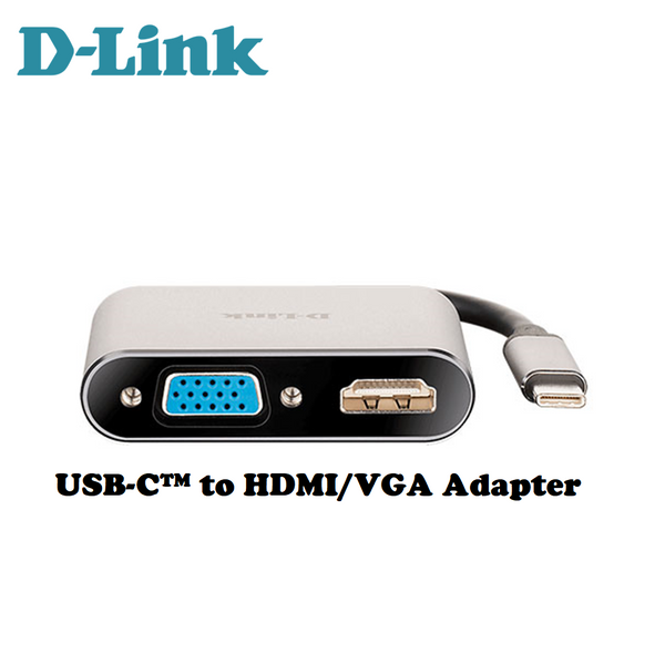 D-Link DUB-V210 USB-C™ to HDMI/VGA Adapter