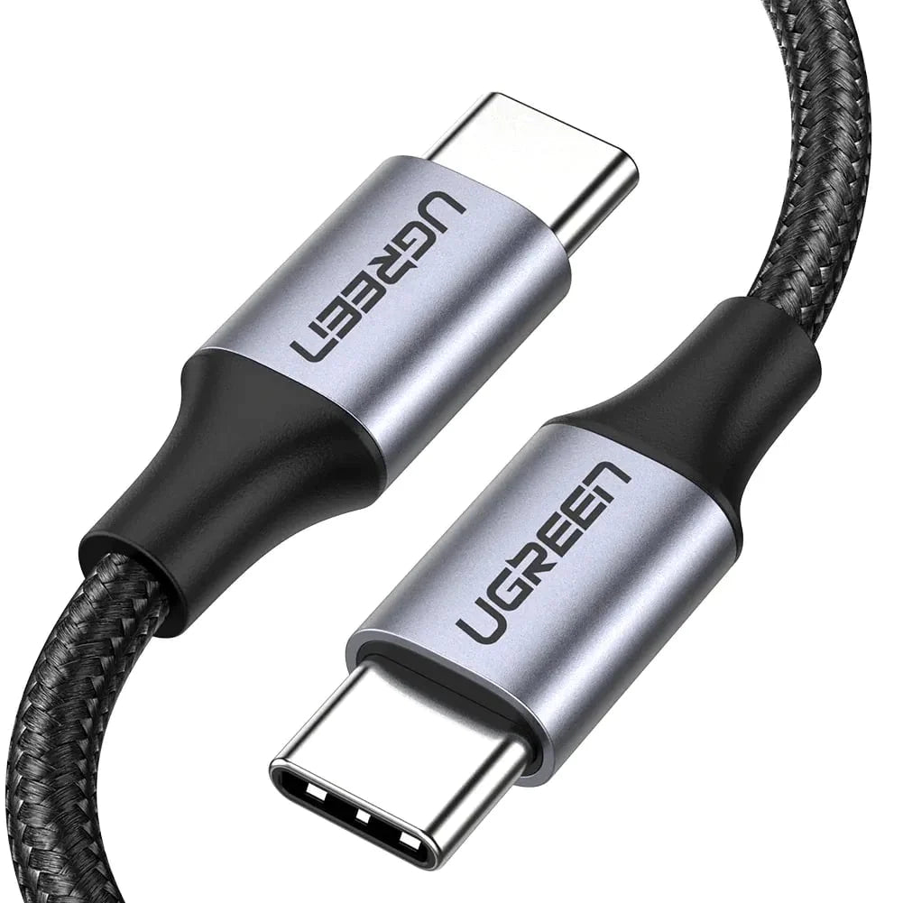 Ugreen USB-C TO USB-C USB 3.1 GEN 2 Braid Cable 100W & 10GBPS Data Transfer