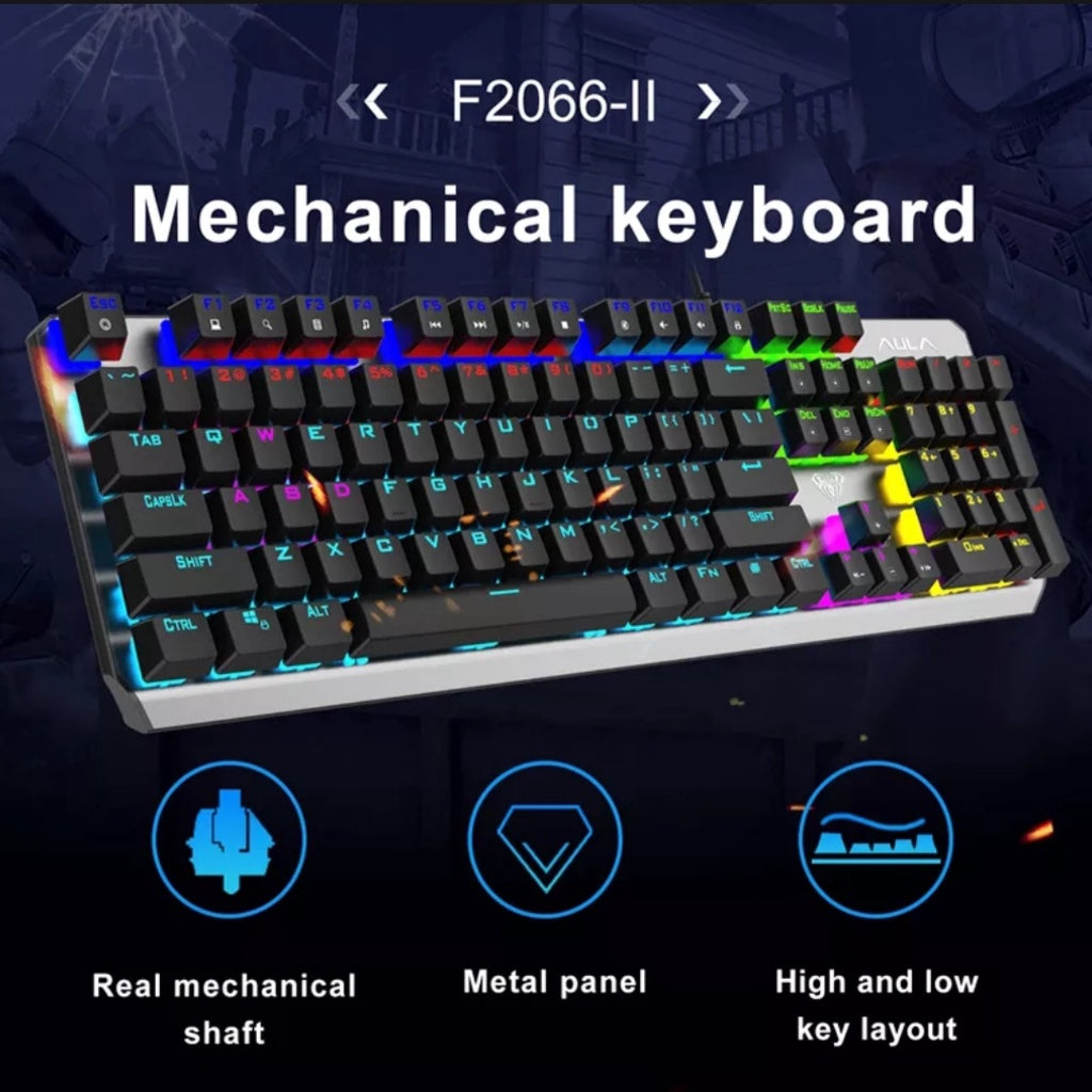 AULA F2066 104 keys Gaming Mechanical Keyboard