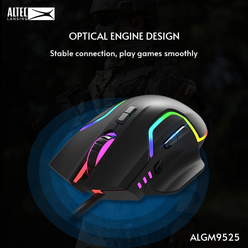 ALTEC LANSING ALGM9525 Wired Gaming Mouse