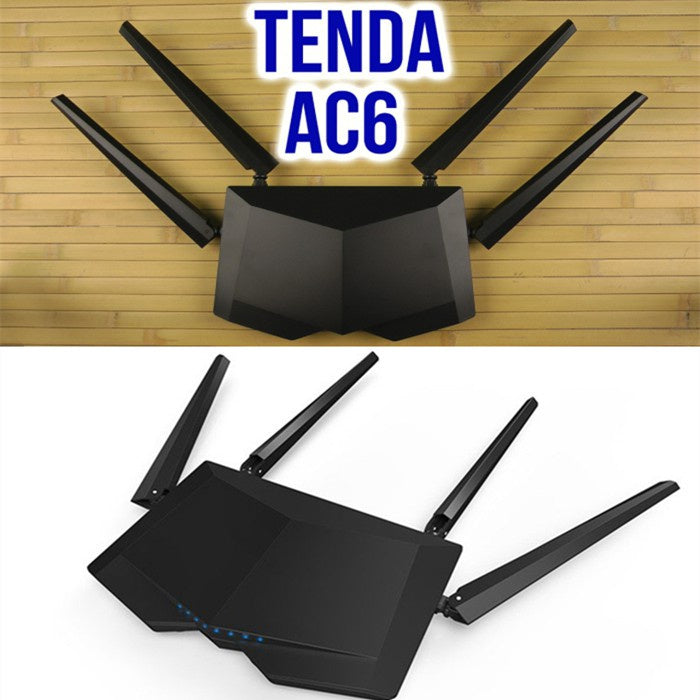 Tenda AC6 AC1200 Gigabit Speed Dual Band Wi-Fi Internet Wireless Router