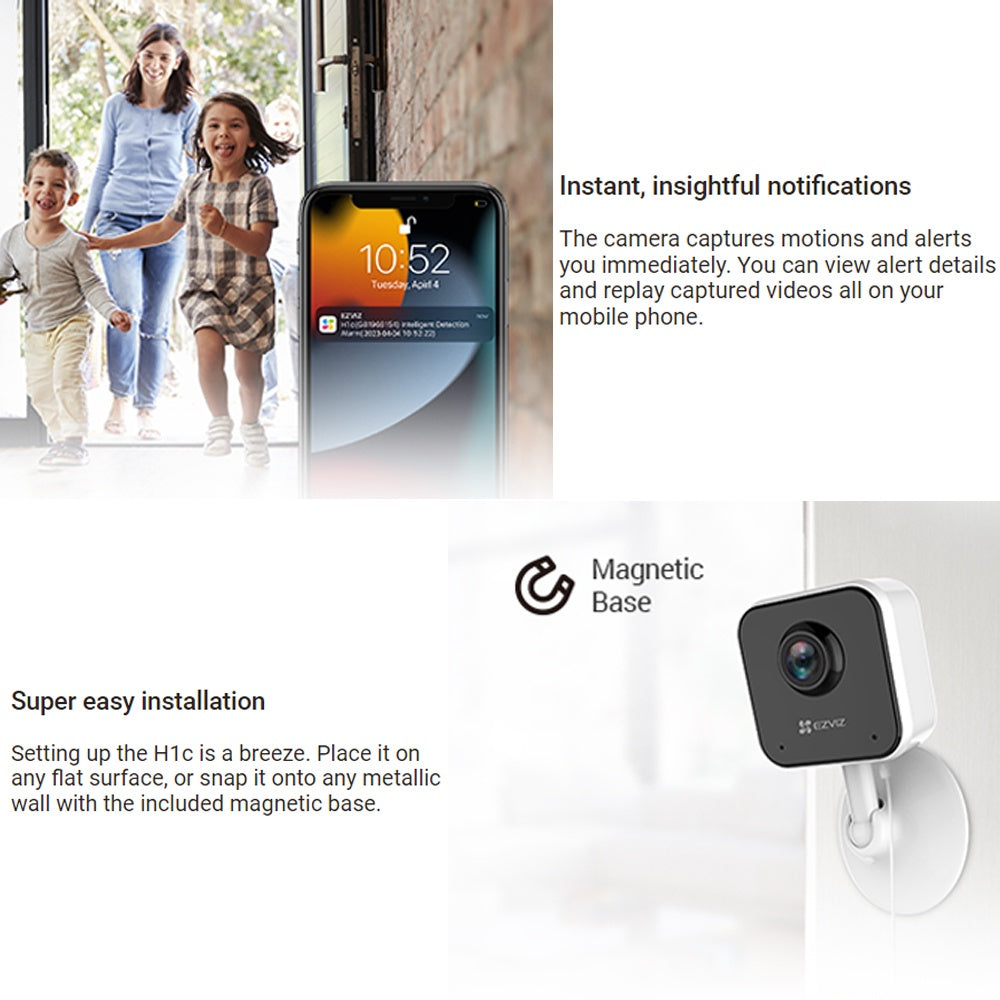 EZVIZ H1C Full HD 1080P 2MP Indoor CCTV IP Camera