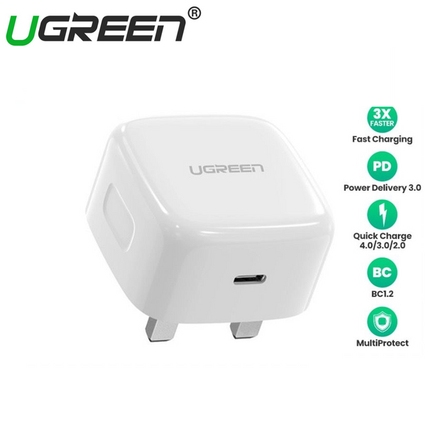 Ugreen 20W PD Fast USB Charger Quick Charge 4.0 3.0 Charger