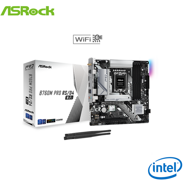 ASRock B760M PRO RS/D4 WIFI INTEL mATX Motherboard