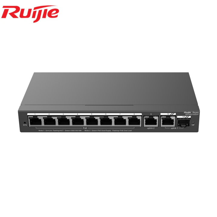 Ruijie ES206GS-P 5 Port / ES210GS-P 10 Port Gigabit Smart Cloud Managed PoE Switch