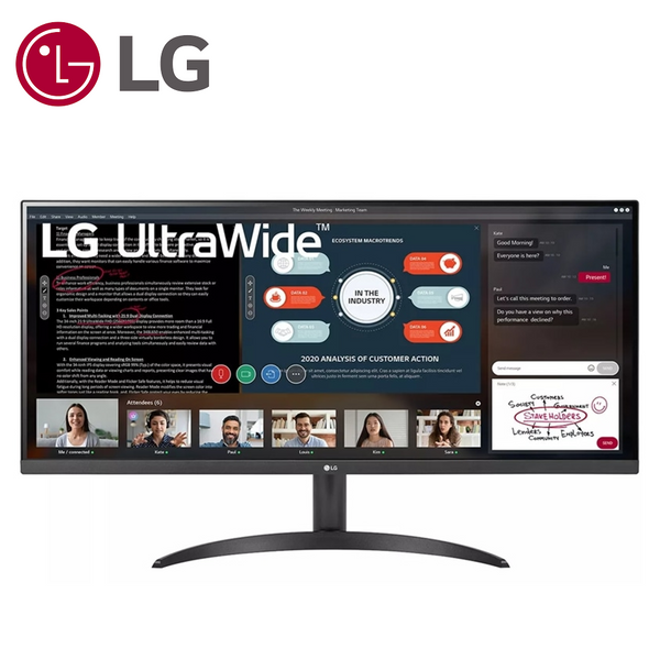 LG 34" 34WP500 FHD IPS HDR10 75Hz AMD Freesync Ultrawide Monitor
