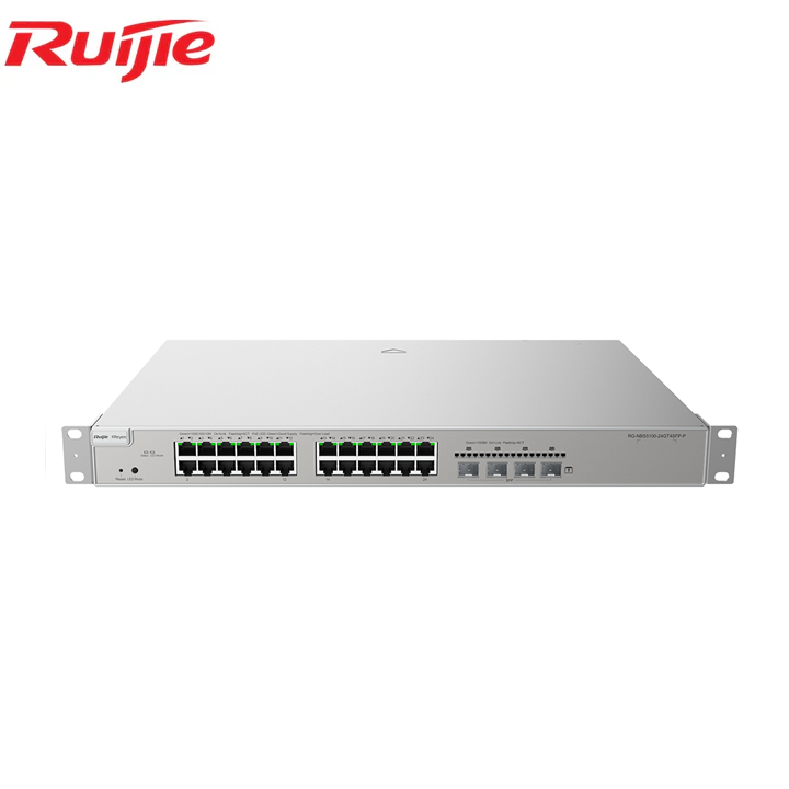 Ruijie NBS5100-24GT4SFP-P 24 Port Gigabit Layer 3 PoE Switch