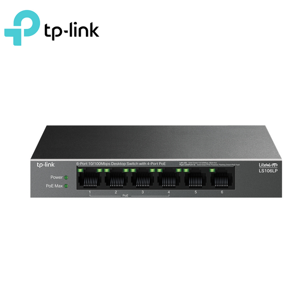 TP-Link LS106GP 10/100Mbps Desktop POE Switch