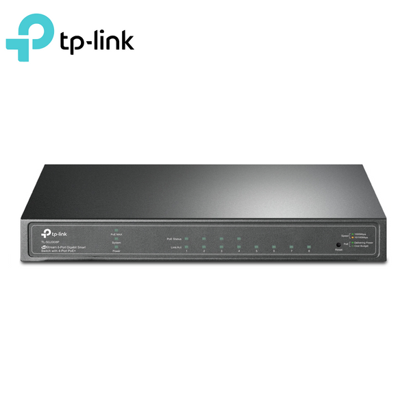 TP-LINK TL-SG2008P JetStream 8-Port Gigabit Smart Switch with 4-Port PoE+