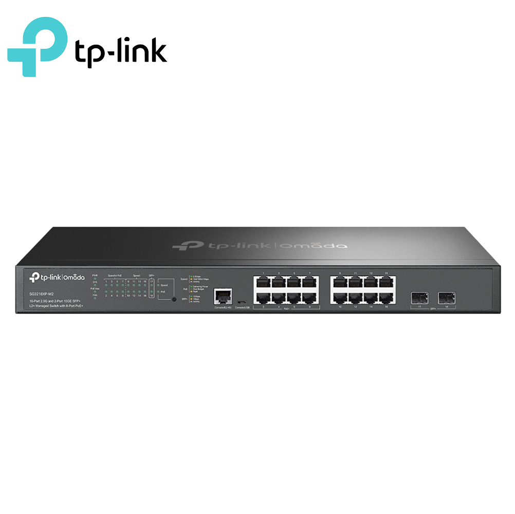 TP-Link Omada 16-24 Port 2.5G and 10GE SFP+ L2+ Managed Switch