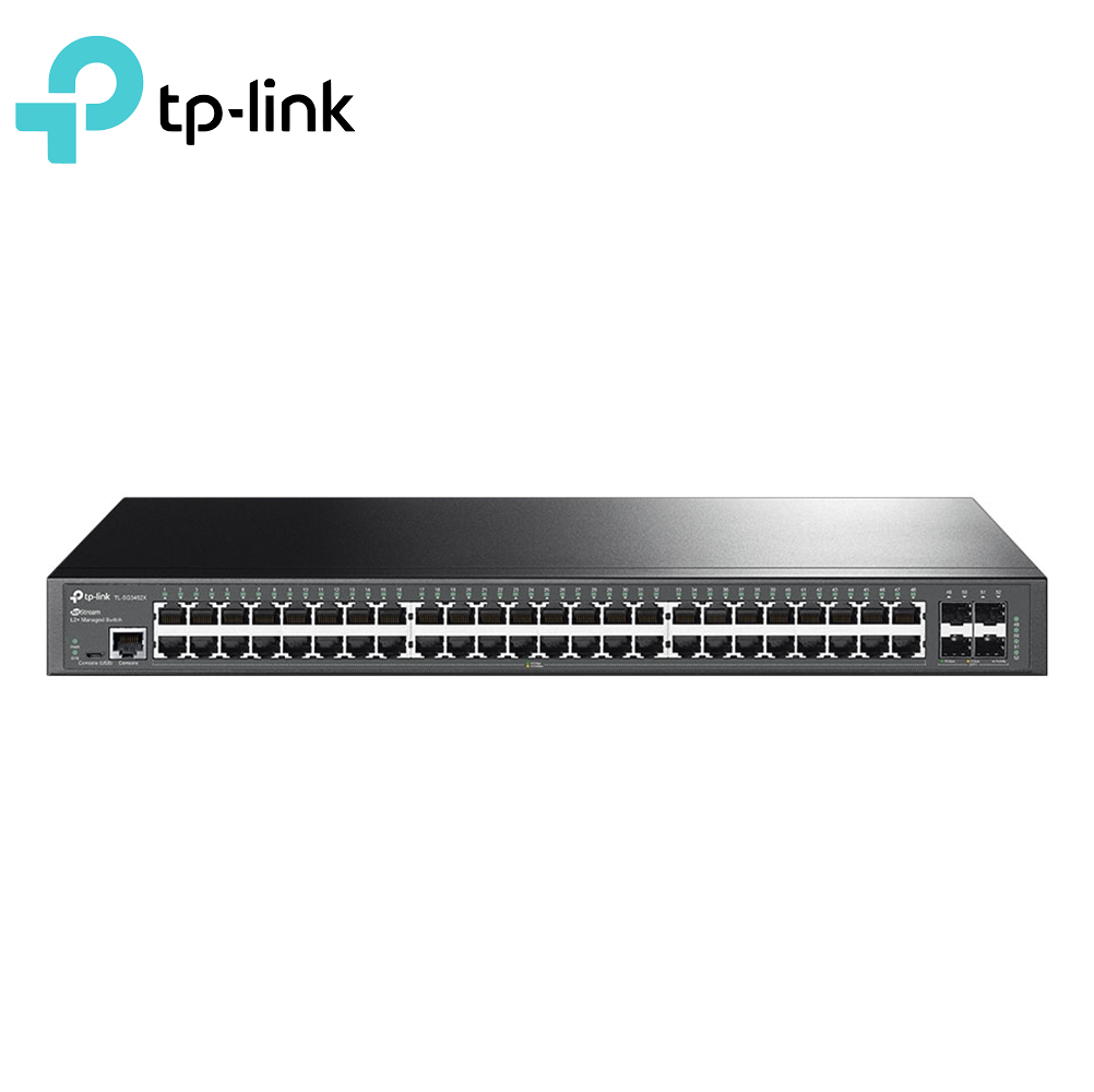 TP-Link JetStream 24-48 Port Gigabit L2+ Managed Switch with 4 10GE SFP+ Slots