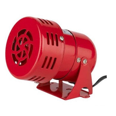 OEM Mini Motor Siren 3-inch MS-190 12V Mini Warning Siren Alarm Red