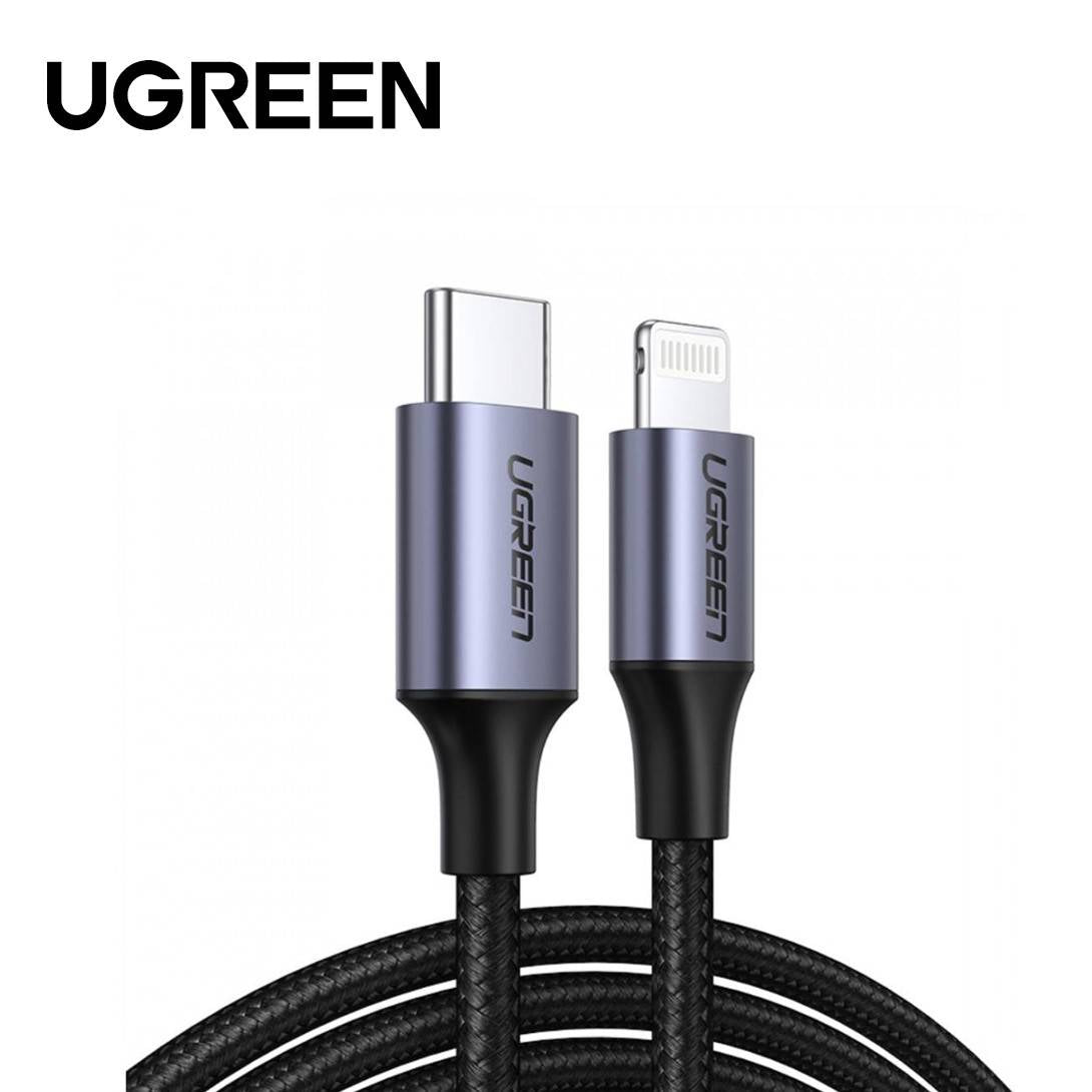 Ugreen USB-C to Lightning M/M Cable Rubber Shell / Aluminium Shell Braided 1M