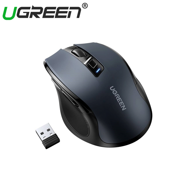 UGREEN MU006 4000 DPI Mouse Wireless Ergonomic Mouse Silent 6 Buttons  2.4G Mouse