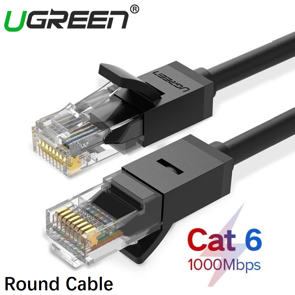 UGREEN CAT 6 Ethernet Flat Cable Cat6 Lan Cable UTP RJ45 Network Cord