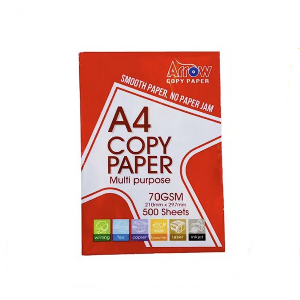 A4 Arrow Copy Paper 70gsm 500 Sheets