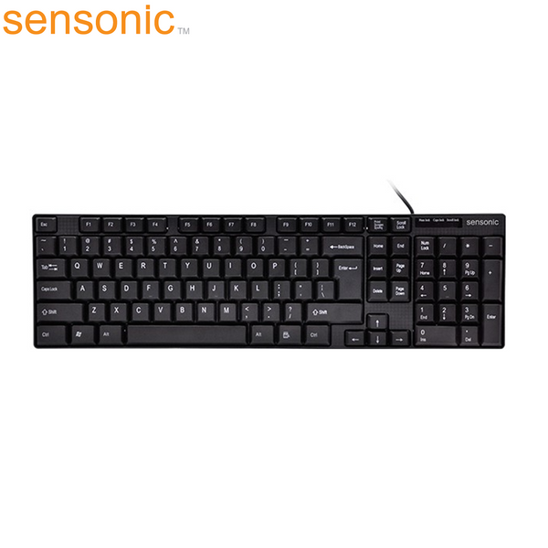 Sensonic Wired Keyboard K250 Black