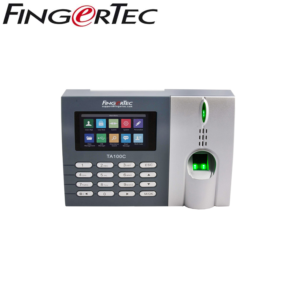 FingerTec TA100C Fingerprint Time & Attendance System