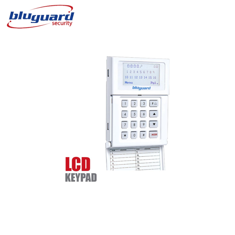 Bluguard V16 Plus Alarm System LCD Keypad