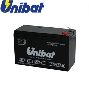 UNIBAT CB7-12 12v 7 Rechargeable for CCTV Auto Gate UPS Alarm