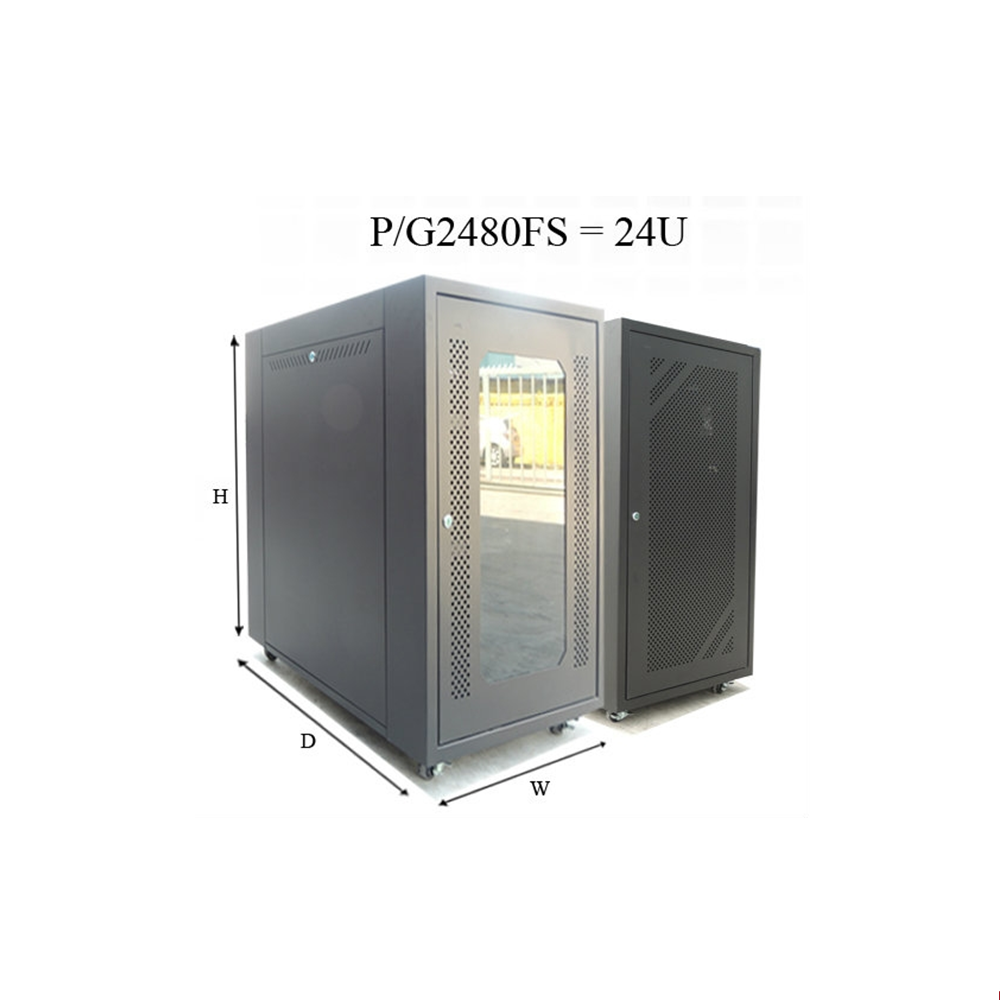 GrowV 15U/18U/24U/28U/33U/37U/42U 600MM (W) X 800MM (D) 19'' Floor Stand Server Rack