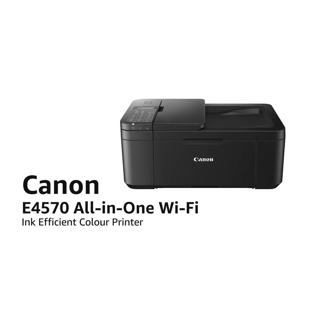 Canon PIXMA E4570 Wi-Fi Inkjet Printer (Print,Scan,Copy,Wi-Fi,Fax)