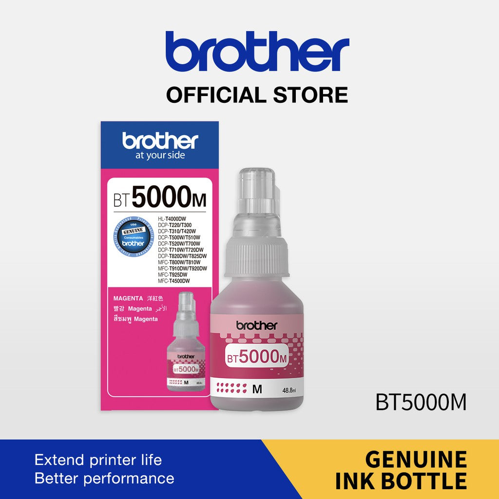 Brother BT5000C/M/Y/BTD60BK Genuine Ink Cartridge