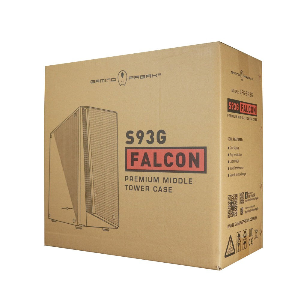 Gaming Freak GFG-S93G Falcon Premium Mid Tower Case