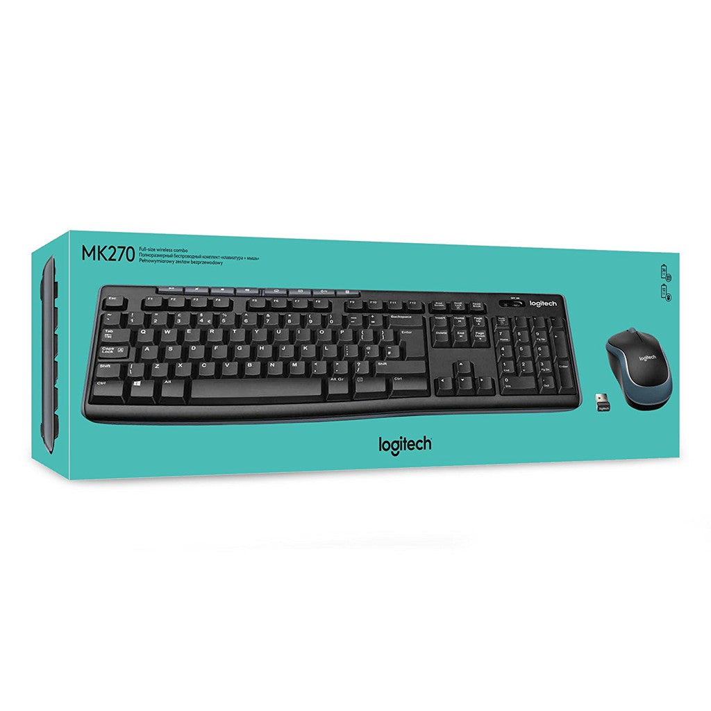 Logitech Mk270R Wireless Keyboard Mouse Combo