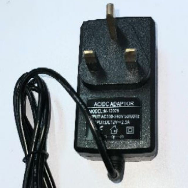 High Quality Power Adaptor AC to DC 12V 2A / Power Supply With LED for CCTV / Door Access 电源适配器 Penyesuai Bekalan Kuasa