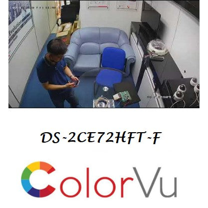 HIKVISION 5MP Colorvu DS-2CE72HFT-F FIXED TURRET CAMERA