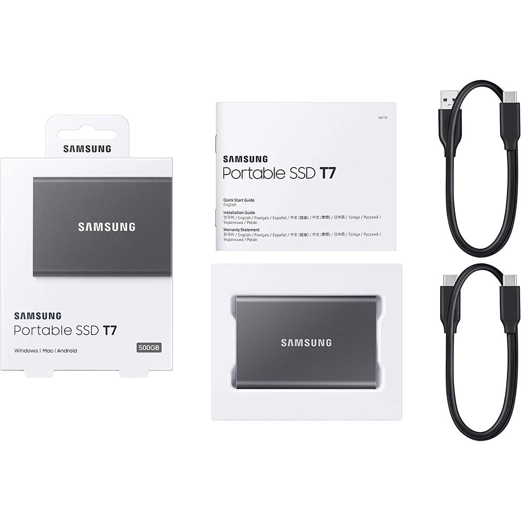 Samsung T7 USB 3.2 Type-C Portable SSD