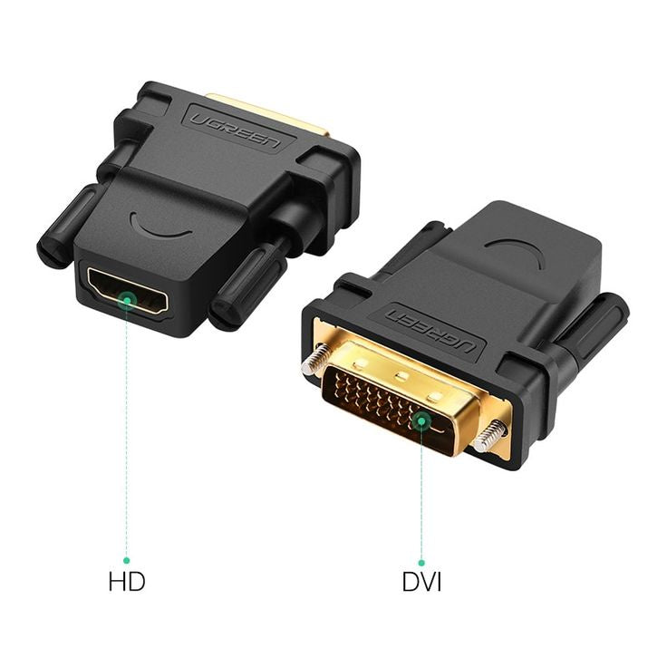 Ugreen DVI 24+1 Male to HDMI Female Adapter