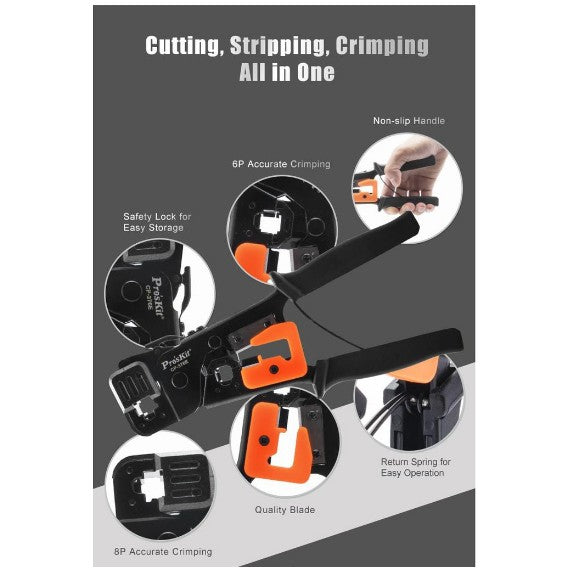 Pro'sKit CP-376E Modular Crimping Tool (210mm) – wme.my