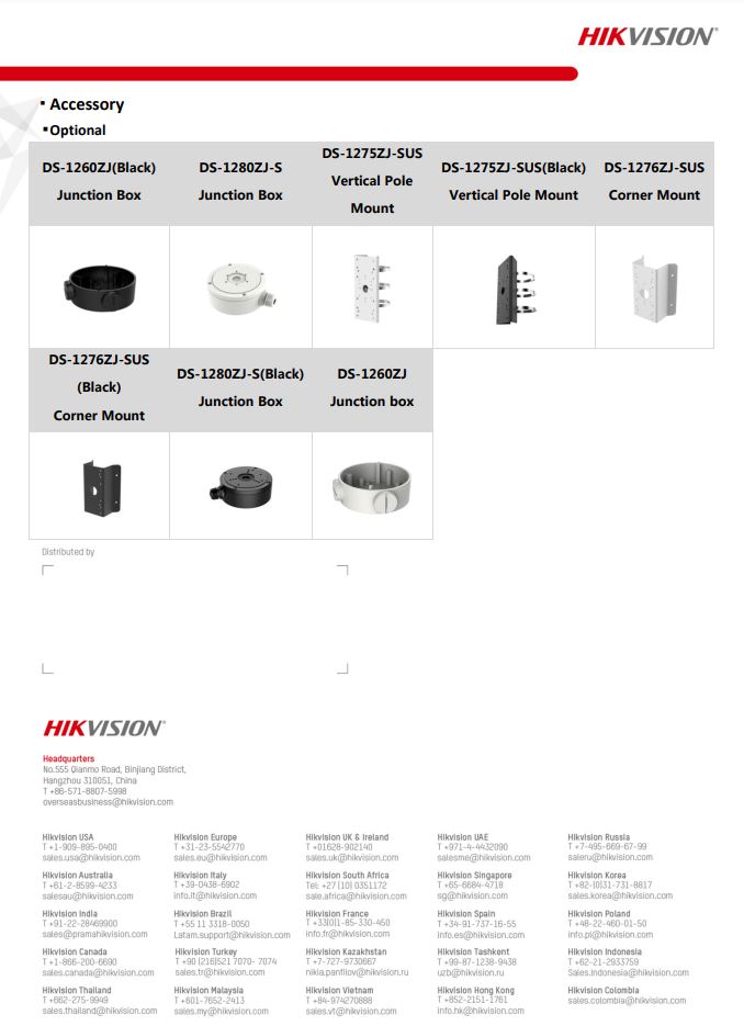 HIKVISION DS-2CD2T66G2-4I(C) 6MP AcuSense Fixed Bullet Network Camera