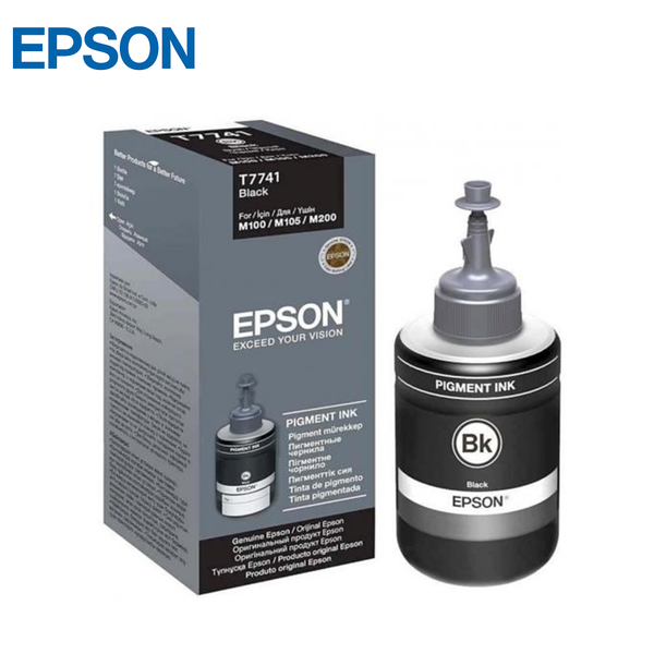 Original Epson T7741 Pigment Black Ink Bottle