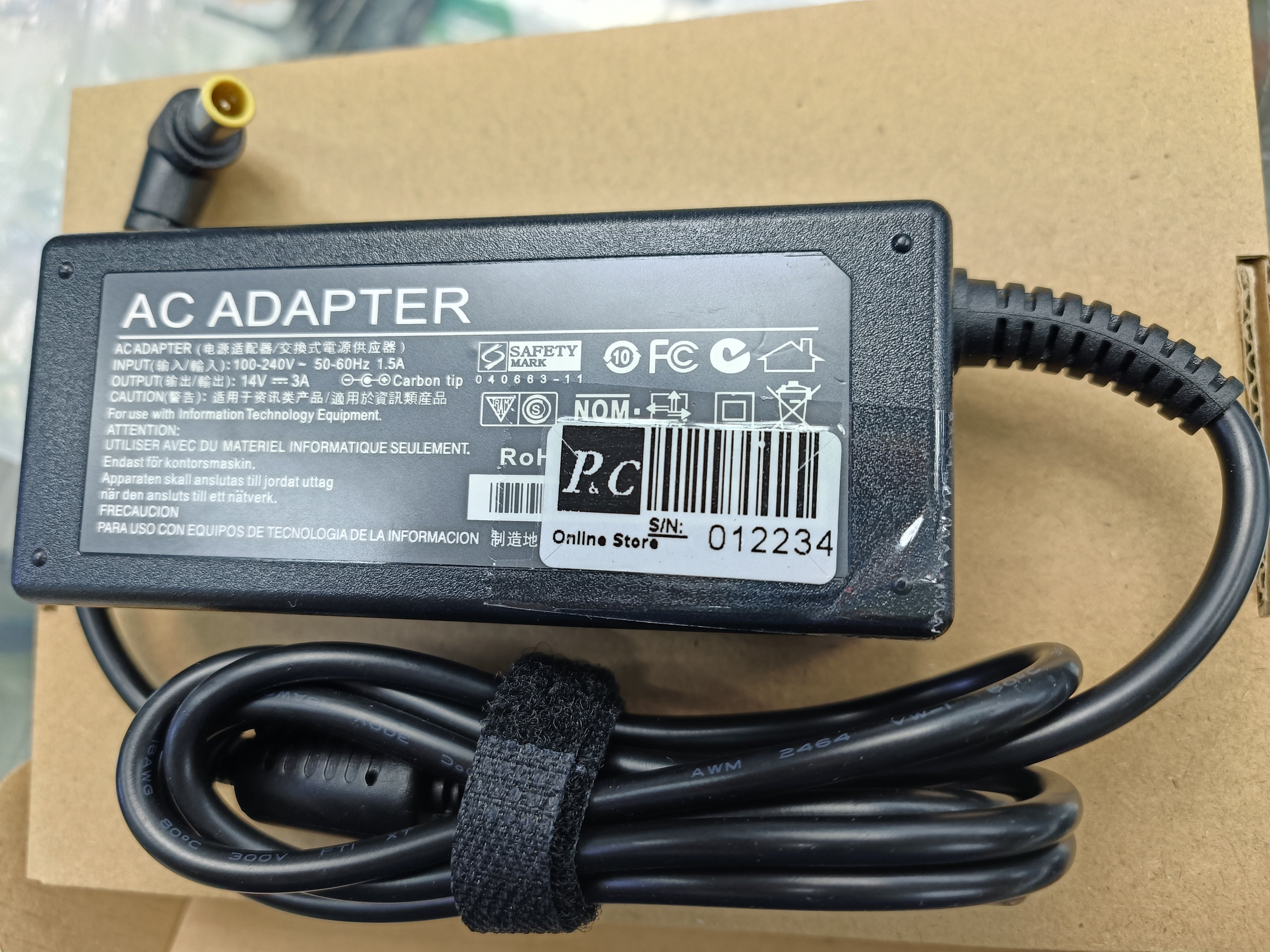 Compatible Samsung / LG Monitor Adapter 14V 3A (6.0mm*4.3mm)