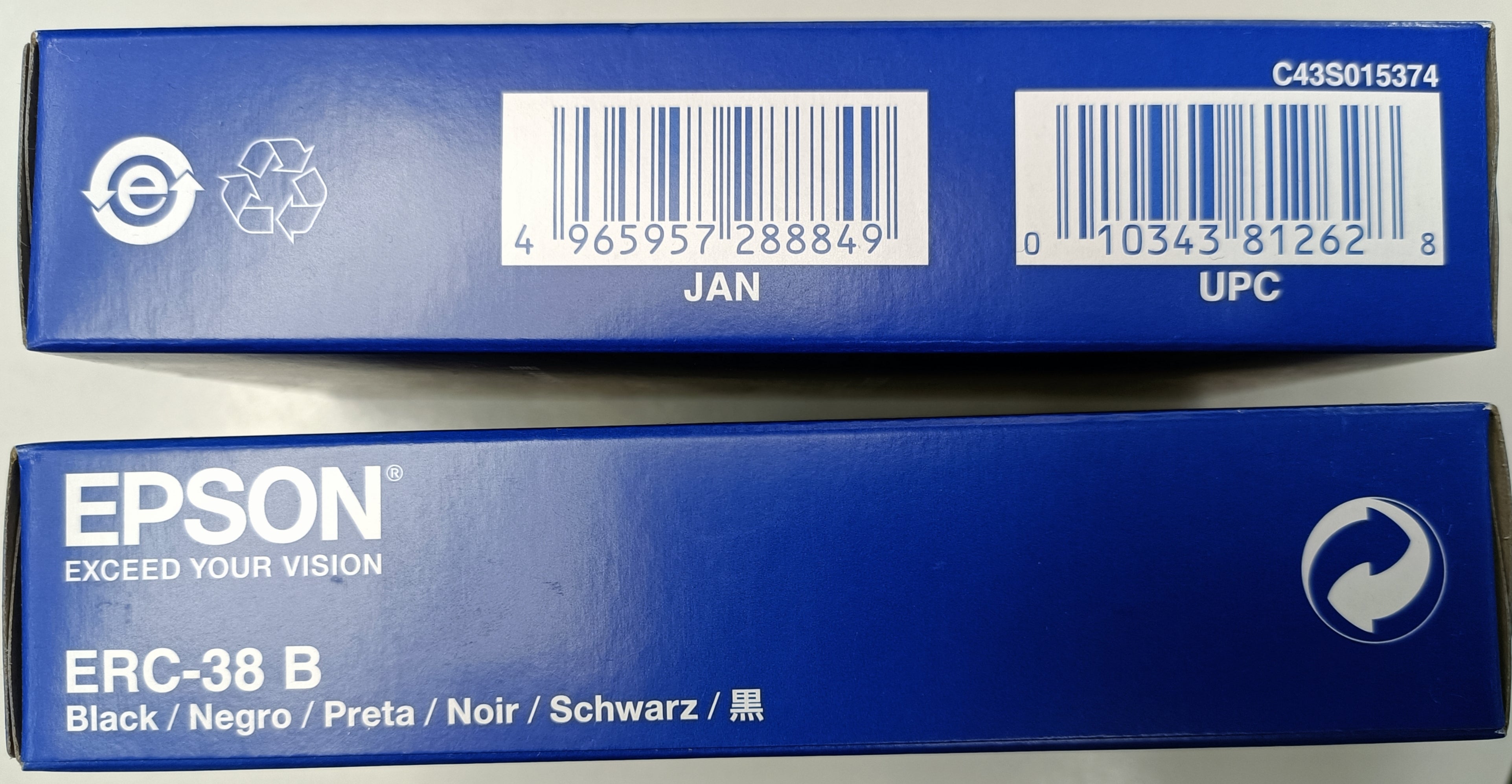 Original Epson ERC-38 B Ribbon Cartridge – wme.my