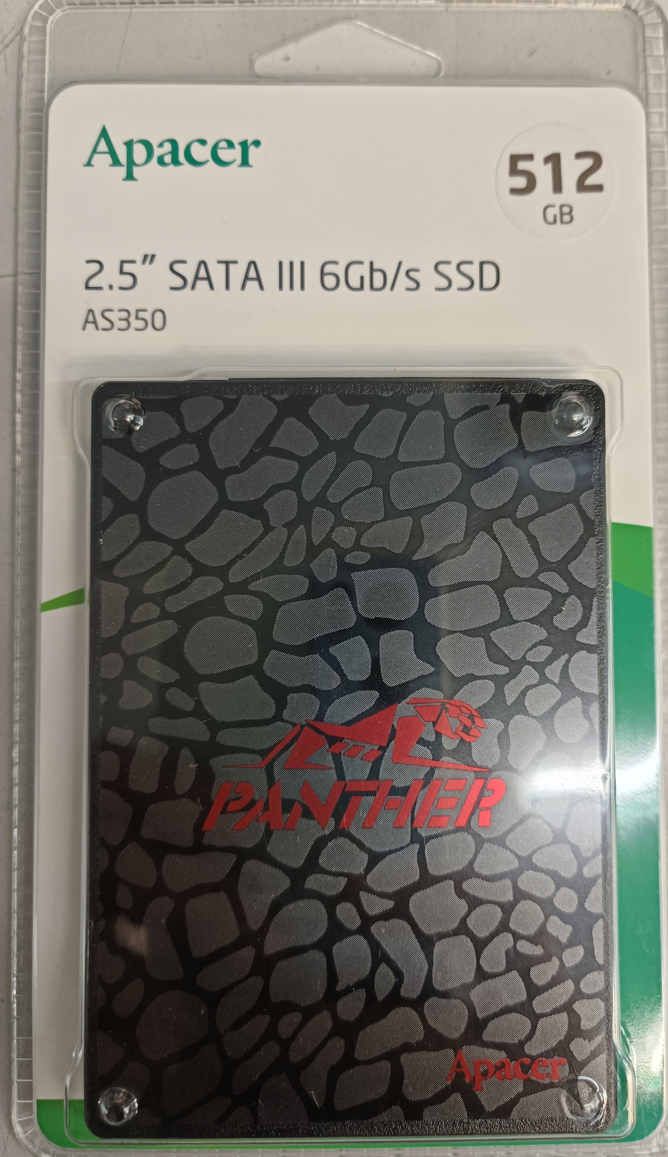 NEW APACER AS350 SATA III 2.5" SSD [ 512GB ]