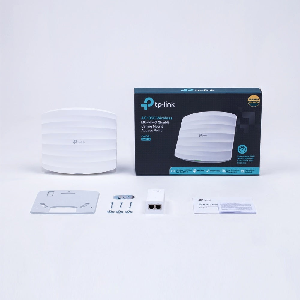 TP-LINK EAP225 AC1350 Ceiling Mount Dual-Band Wi-Fi Access Point