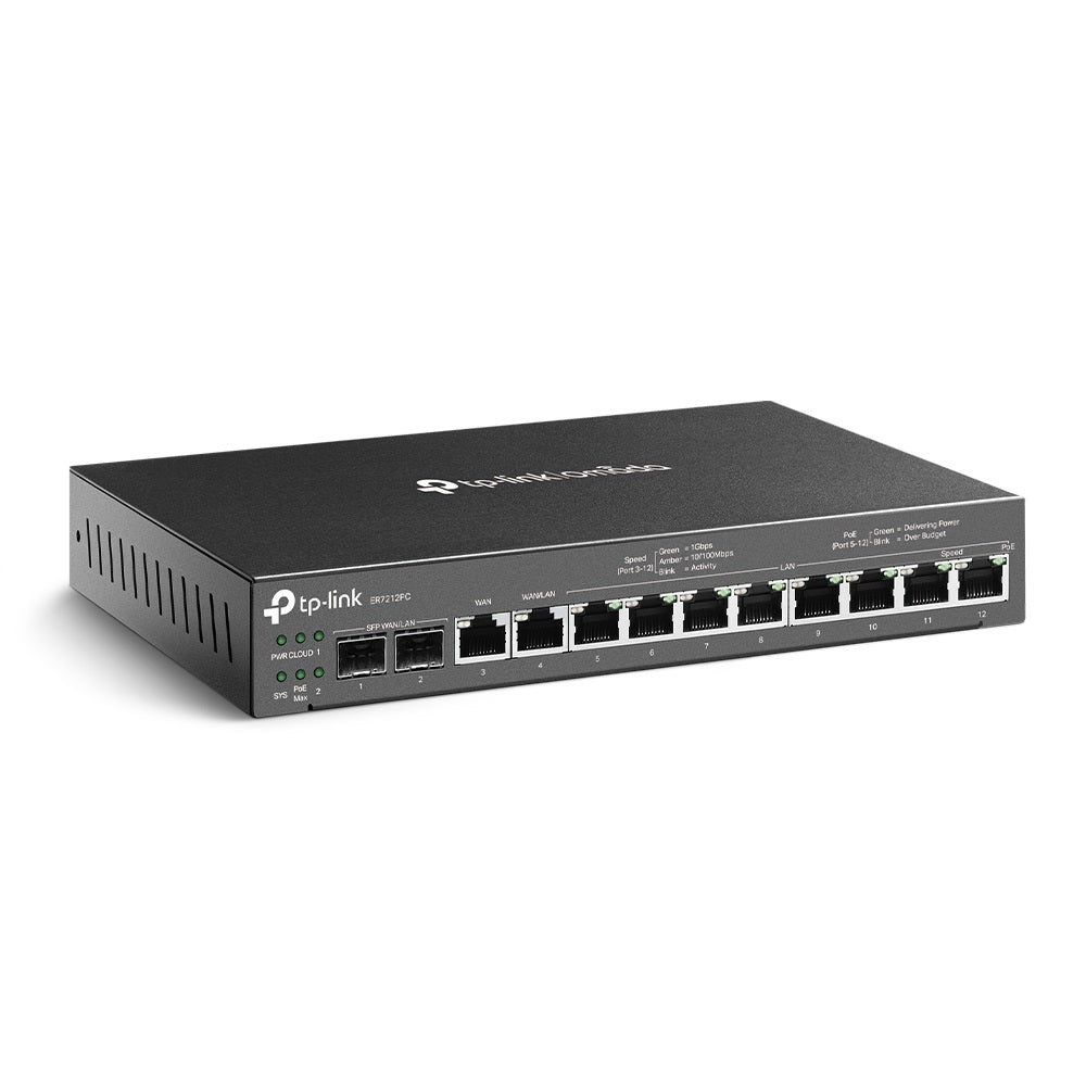 TP-LINK ER7212PC Omada Gigabit VPN Router with PoE+ Ports and Controller Ability