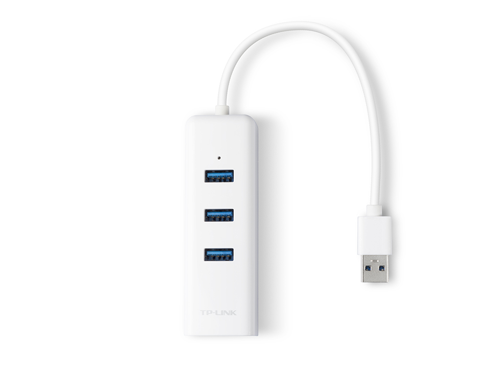 TP-LINK UE330 USB 3.0 to Gigabit Ethernet Network Adapter with 3-Port USB 3.0 Hub