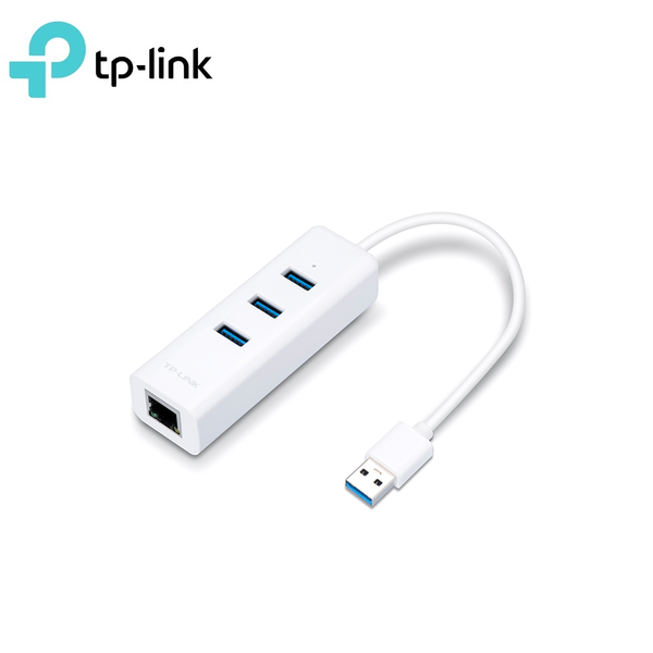 TP-LINK UE330 USB 3.0 to Gigabit Ethernet Network Adapter with 3-Port USB 3.0 Hub