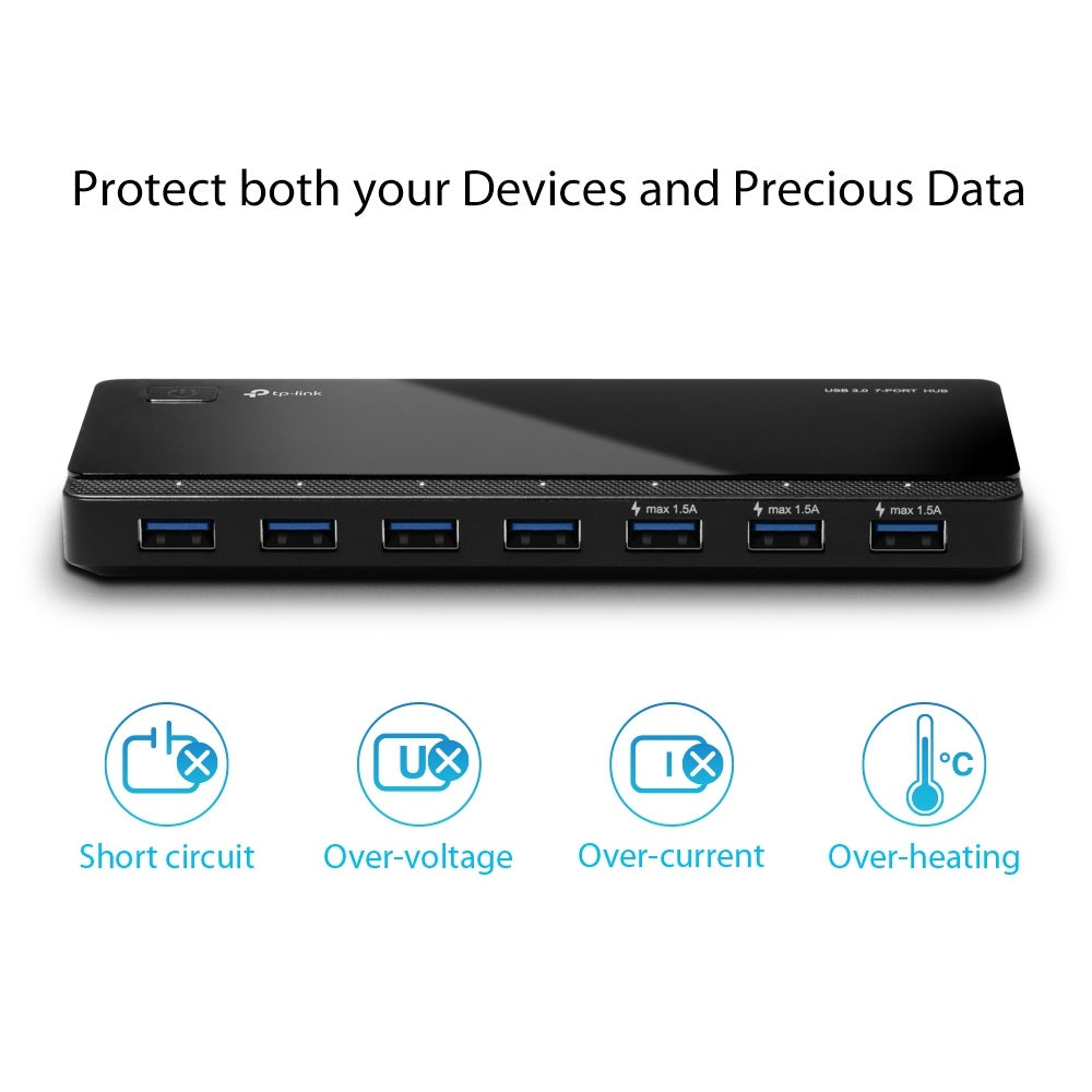 TP-LINK UH700 USB 3.0 7-Port Hub