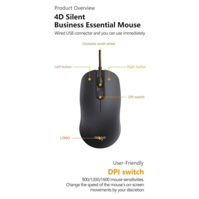 Aigo BM21 Wired Gaming Mouse