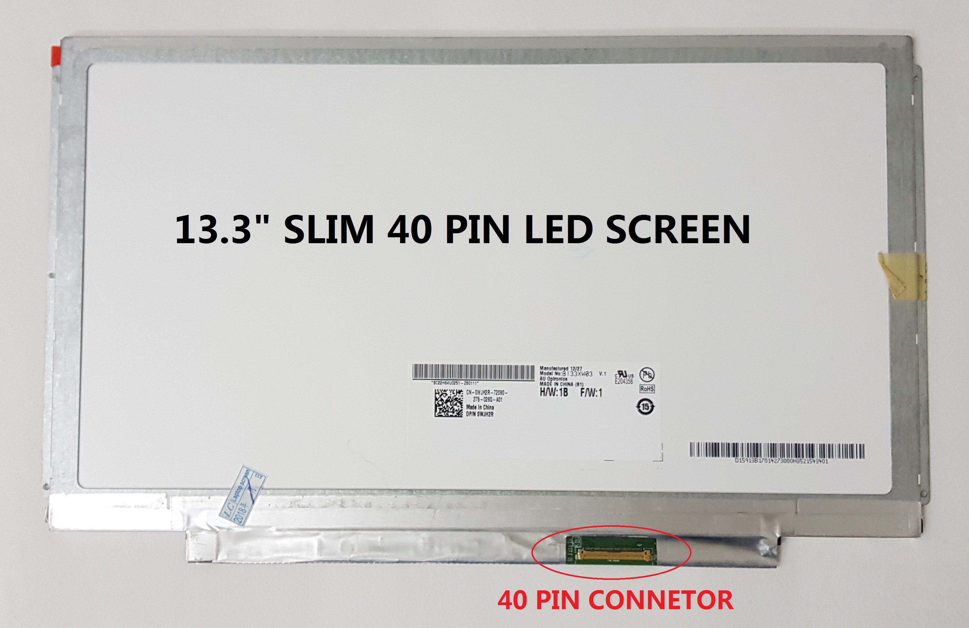USED Laptop Screen Panel 14.0” 13.3” 10.1" Normal / Slim 30p 40p LED Display Panel Notebook