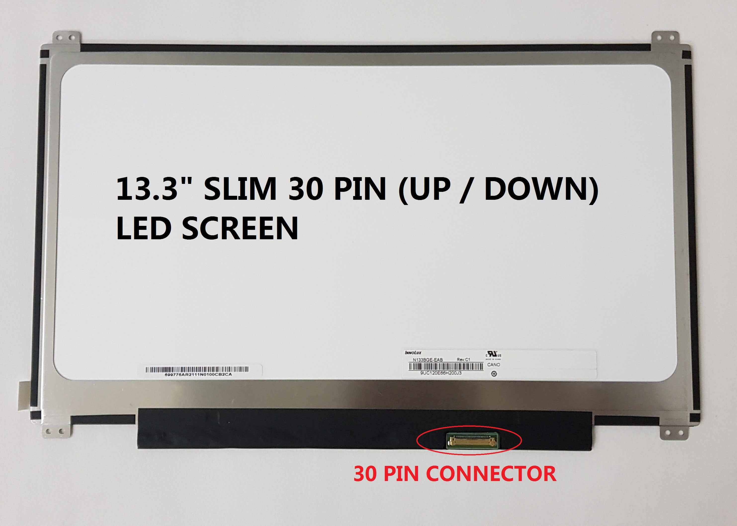 USED Laptop Screen Panel 14.0” 13.3” 10.1" Normal / Slim 30p 40p LED Display Panel Notebook