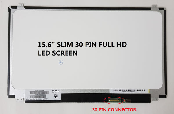 New Laptop Screen Slim 15.6" LED Full HD Display